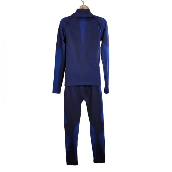 Kimberly C Blue Active Jacket Leggings Set Medium - Picture 2 of 12